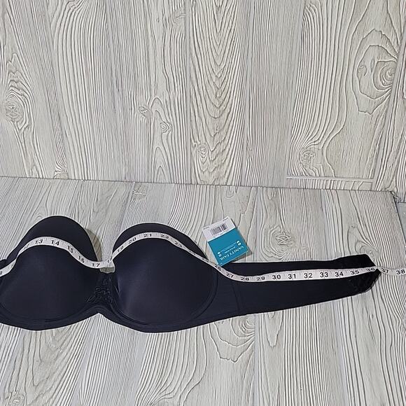 Vanity Fair Women's Beauty Back Strapless Bra, Black, Size 40D, NWT - Picture 7 of 7